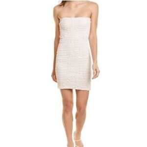 Petersyn x Revolve Nora Bodycon Smocked Dress in Melon - XS